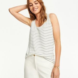 Ann Taylor Sleeveless Blouse - Size Medium
